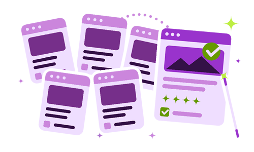 Find and select the domains you want
